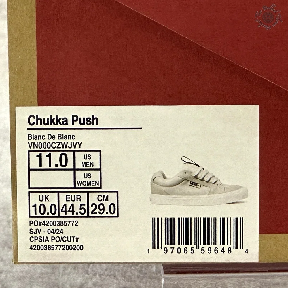 NIB - Vans Chukka Push 